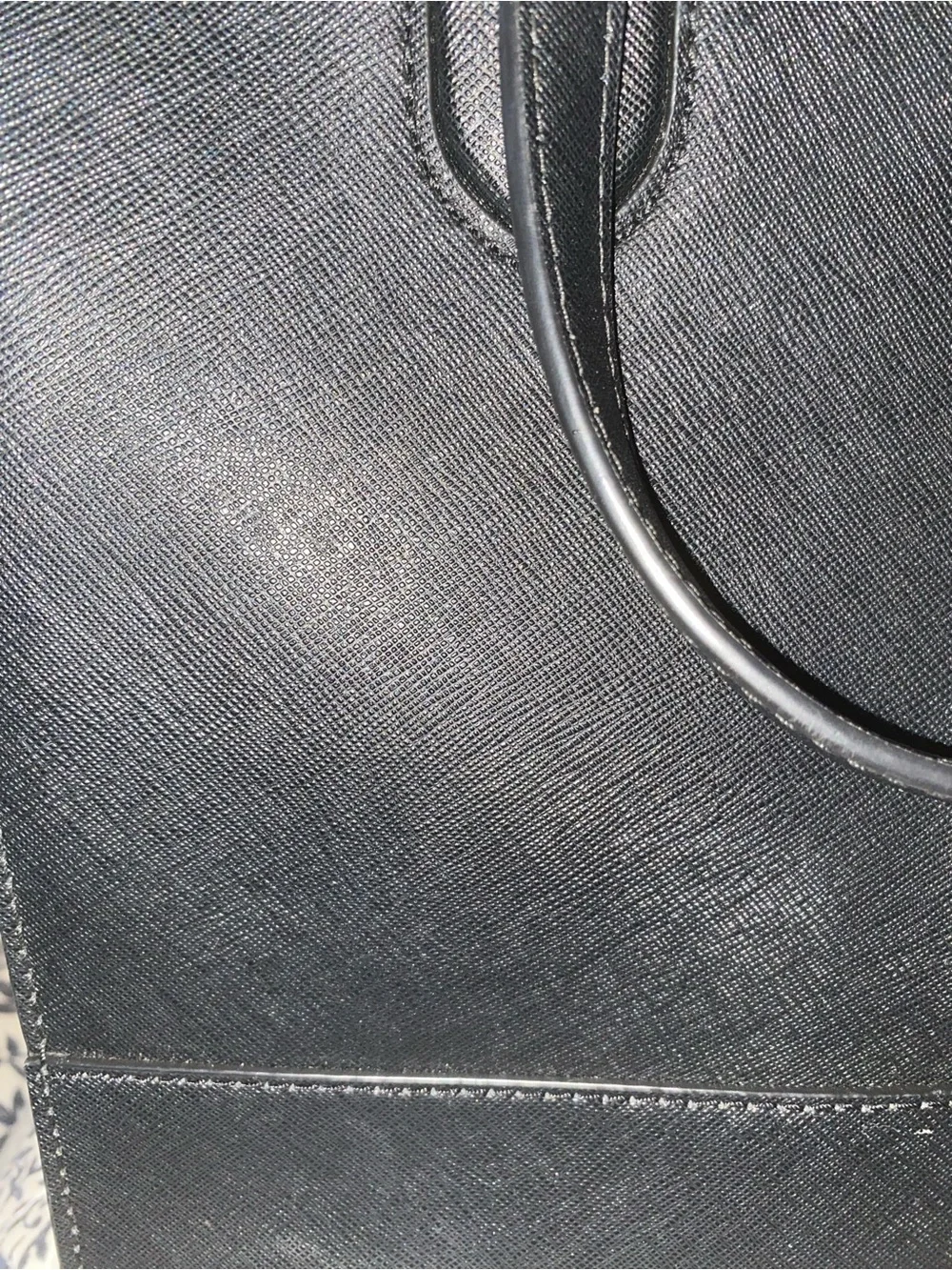 Kate Spade New York Laurel Way Hadlee bag black Saffiano leather gold hardware